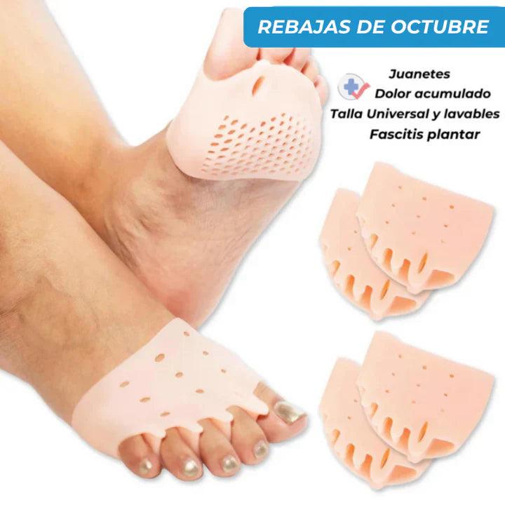 Almohadillas terapéuticas con Separador de dedos l PharmaToe OFERTA 2x1