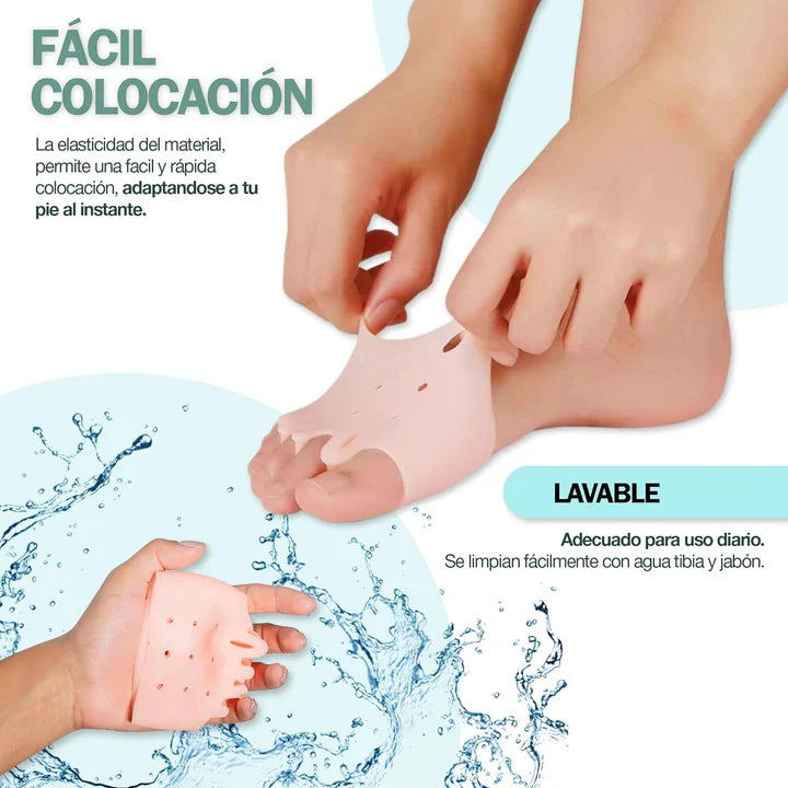 Almohadillas terapéuticas con Separador de dedos l PharmaToe OFERTA 2x1