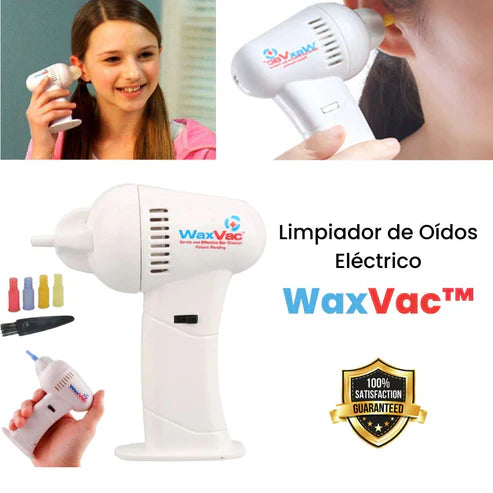DIGA ADIOS A LOS PELIGROSOS BASTONCILLOS DE ALGODÓN CON WaxVac (Limpiador Electrico de Oido)